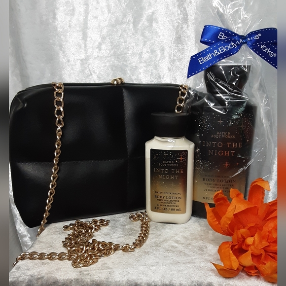 Stuff A Bag Bundle A New Day Cross Body Bag B.B.W  Into The Night  Lotion - Picture 1 of 4